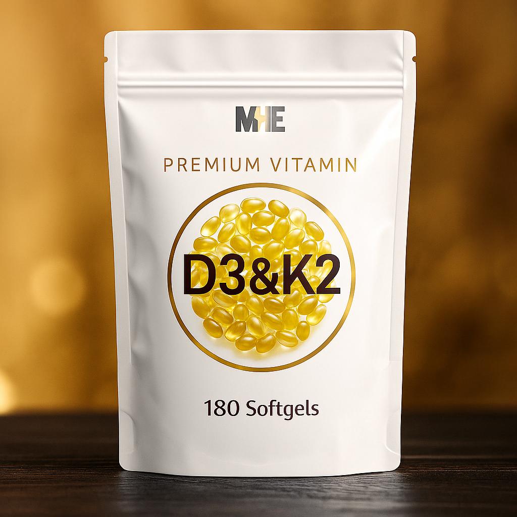 VITAMIN D3 & K2 | 10.000 IU Vitamin D | 200 MCG Vitamin K2 (Copy)